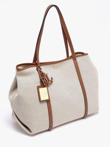 Schoudertas Emerie Canvas En Leder Lauren ralph lauren Beige emerie 31920062 ander zicht 2